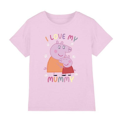 Front - Peppa Pig Childrens/Kids I Love My Mummy T-Shirt