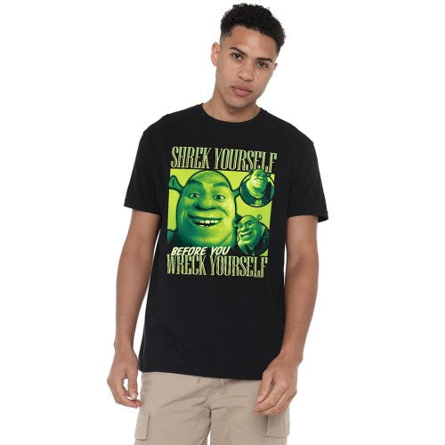 Front - Shrek Mens Shrek Yourself Bootleg T-Shirt