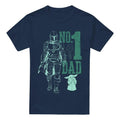 Front - Star Wars: The Mandalorian Mens No.1 Dad Mando T-Shirt
