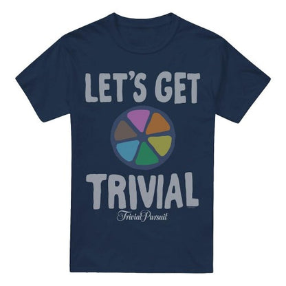 Front - Trivial Pursuit Mens Let´s Get Trivial T-Shirt