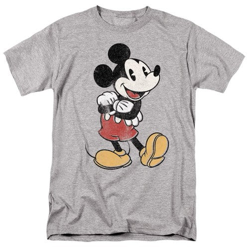 Front - Disney Mens Mickey Mouse Classic Pose T-Shirt