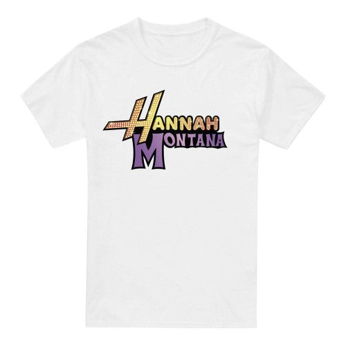 Front - Camp Rock Mens Hannah Montana Logo T-Shirt