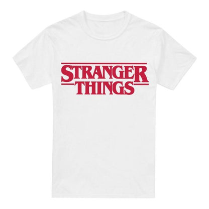 Front - Stranger Things Mens Logo T-Shirt