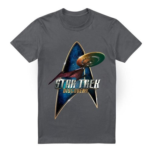 Front - Star Trek: Discovery Mens Deco T-Shirt
