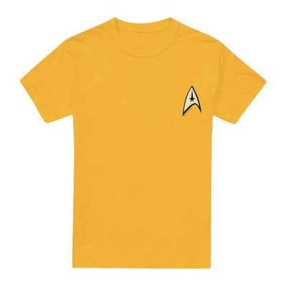 Front - Star Trek Mens Command Uniform Foil T-Shirt