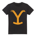 Front - Yellowstone Mens Large Brand T-Shirt