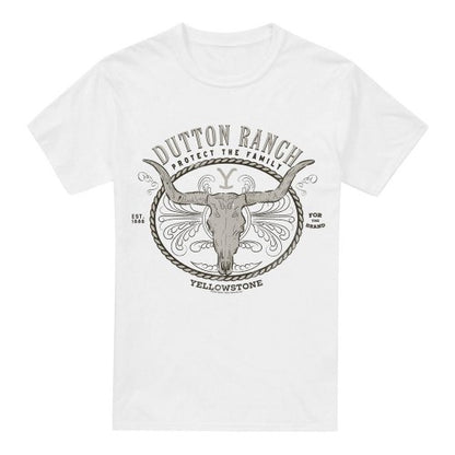 Front - Yellowstone Mens Dutton Ranch T-Shirt