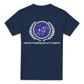 Front - Star Trek Mens United Federation Logo T-Shirt