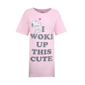 Front - Peanuts Womens/Ladies I Woke Up This Cute Snoopy Nightie
