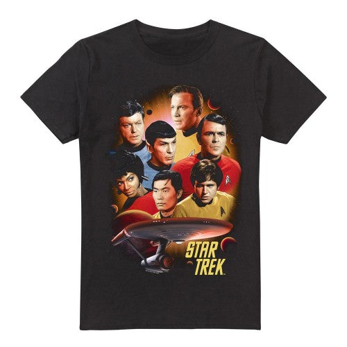 Front - Star Trek Mens Heart of the Enterprise T-Shirt