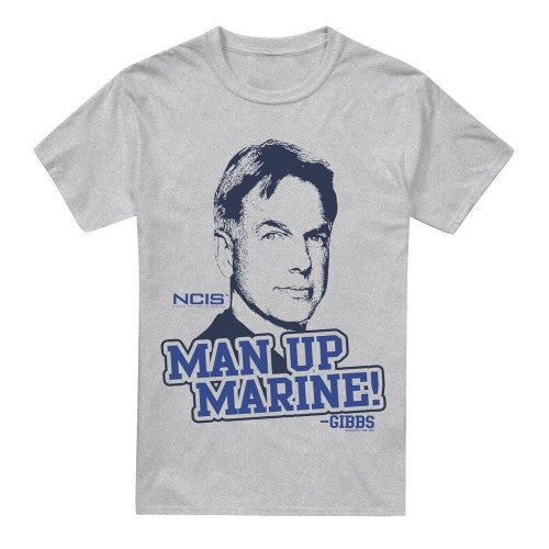 Front - NCIS Mens Man Up T-Shirt