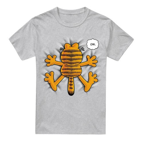 Front - Garfield Mens Ow T-Shirt