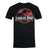 Front - Jurassic Park Mens Distressed Logo Cotton T-Shirt