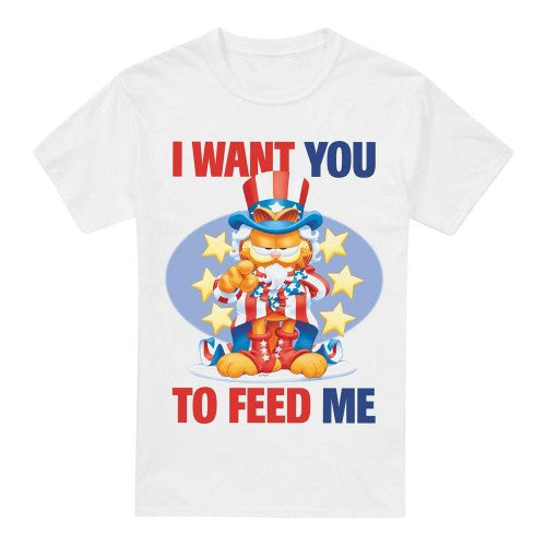 Front - Garfield Mens I Want You T-Shirt