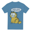 Front - Garfield Mens Smiling Cat T-Shirt