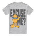 Front - Garfield Mens Excuse Me? T-Shirt