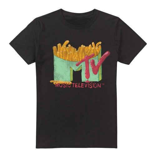 Front - MTV Mens Fries T-Shirt