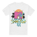 Front - MTV Mens Spring Break Checkerboard T-Shirt