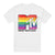 Front - MTV Mens Pride Rainbow Logo T-Shirt