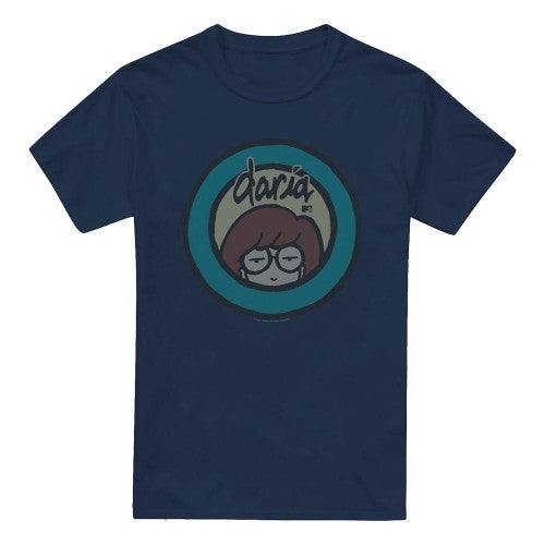 Front - Daria Mens Daria Logo T-Shirt