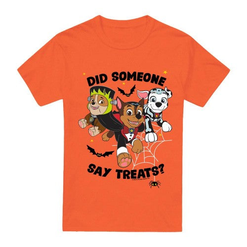 Front - Paw Patrol Mens Pup Treats T-Shirt