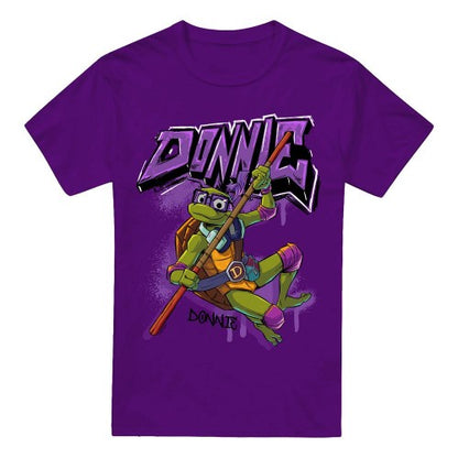 Front - Tales of the Teenage Mutant Ninja Turtles Mens Donatello Graffiti T-Shirt