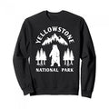 Front - Yellowstone National Park Womens/Ladies Bear Sweatshirt