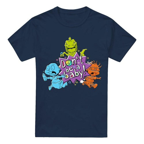 Front - Rugrats Mens Babies Run For The Hills T-Shirt