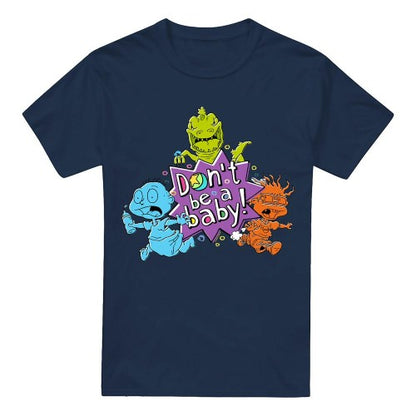 Front - Rugrats Mens Babies Run For The Hills T-Shirt