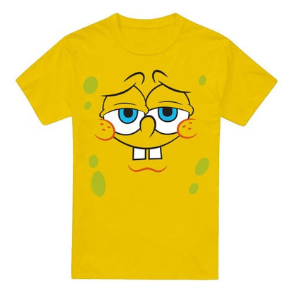 Front - SpongeBob SquarePants Mens Confident Face T-Shirt