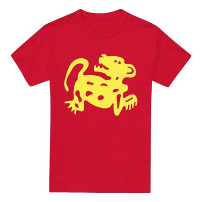 Front - Legends of the Hidden Temple Mens Red Jaguars T-Shirt