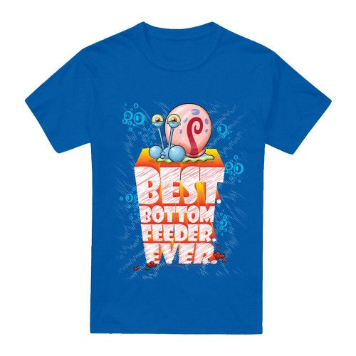 Front - SpongeBob SquarePants Mens Best Bottom Feed Ever T-Shirt