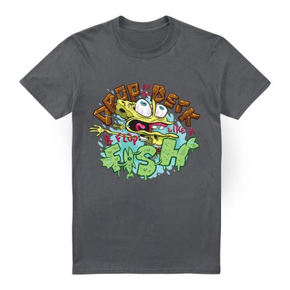 Front - SpongeBob SquarePants Mens Drop And Flop T-Shirt