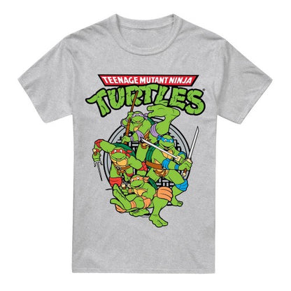 Front - Teenage Mutant Ninja Turtles Mens Group T-Shirt