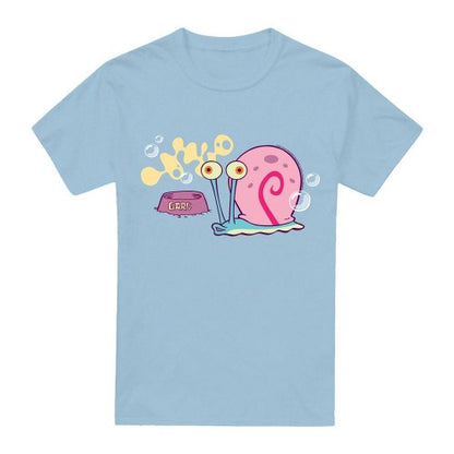 Front - SpongeBob SquarePants Mens Gary The Snail T-Shirt