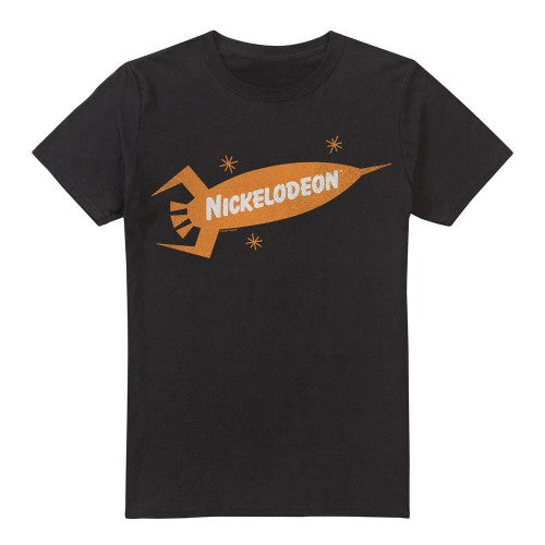 Front - Nickelodeon Mens Retro Rocket Logo T-Shirt