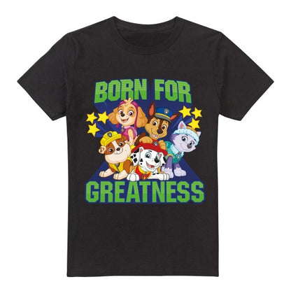 Front - Paw Patrol Mens Born For Greatness T-Shirt
