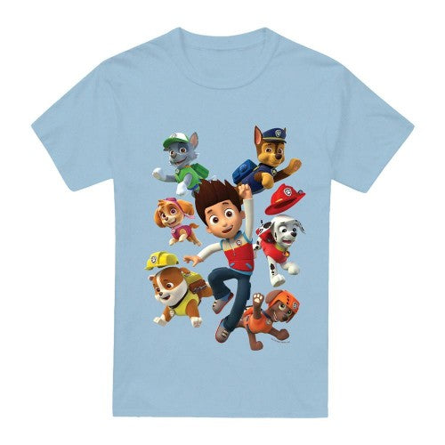 Front - Paw Patrol Mens Ryders Pups T-Shirt