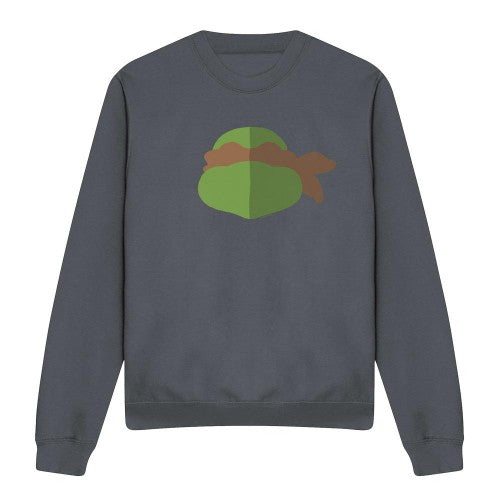 Front - Teenage Mutant Ninja Turtles Unisex Adult Michelangelo Face Sweatshirt