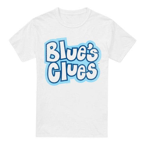 Front - Blue´s Clues Mens Vintage Logo T-Shirt