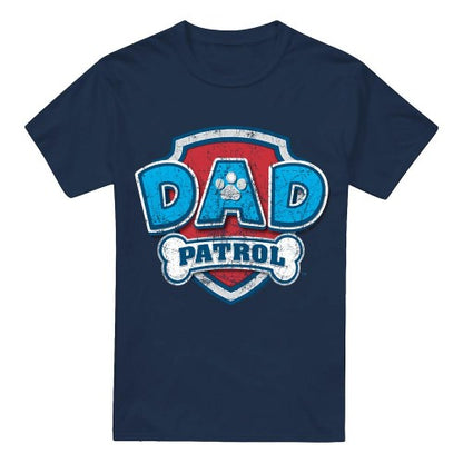 Front - Paw Patrol Mens Dad Patrol Fathers Day T-Shirt