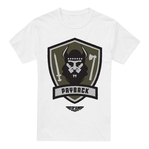 Front - Top Gun Mens Payback Logo T-Shirt