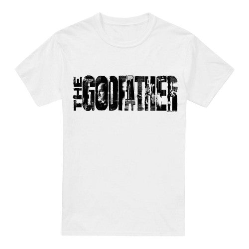 Front - The Godfather Mens Newspaper Logo T-Shirt