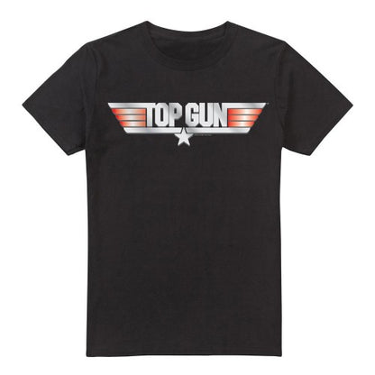 Front - Top Gun Mens Logo T-Shirt
