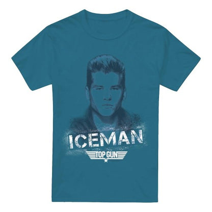 Front - Top Gun Mens Iceman T-Shirt