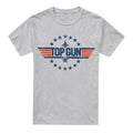 Front - Top Gun Mens Star Logo T-Shirt