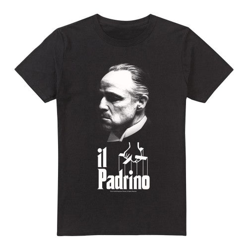 Front - The Godfather Mens Il Padrino T-Shirt