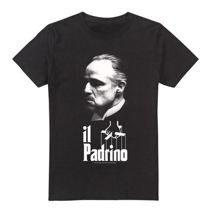 Front - The Godfather Mens Il Padrino T-Shirt