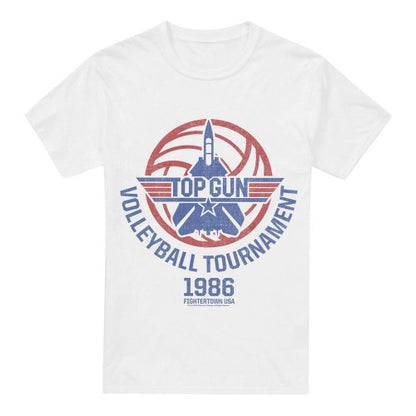 Front - Top Gun Mens Volleyball Tournament T-Shirt