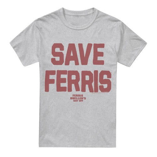 Front - Ferris Bueller´s Day Off Mens Save Ferris T-Shirt